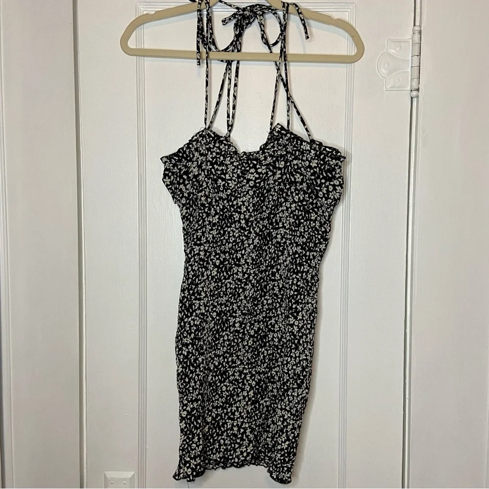 O.Vianca Ditsy Floral Strappy Mini Dress Size Medium NEW - Picture 9 of 16
